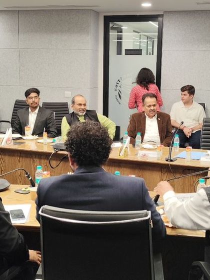 A view of the engaged discussion at the India Foundation's conference. These forums are critical for shaping effective legislation.