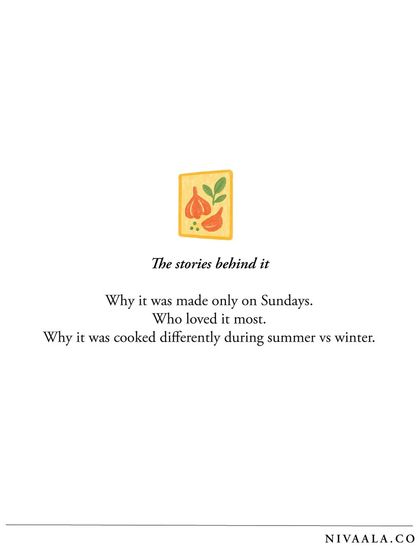 Nivaala - Recipe Preservation & Keepsakes Our Story: Why We Preserve photo 16