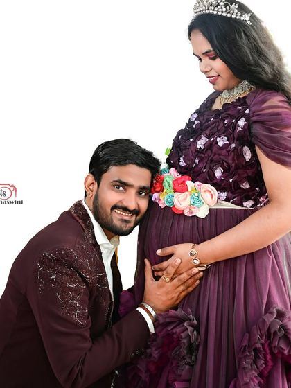 Dee Yashaswini - Occasion Wear Rentals Maternity Photoshoot Outfits photo 22