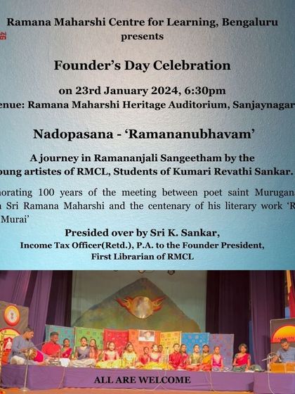 Ramana Maharshi Centre for Learning - Youth Programs & Summer Camps Natyopasana & Sangeetham: Dance & Music photo 4