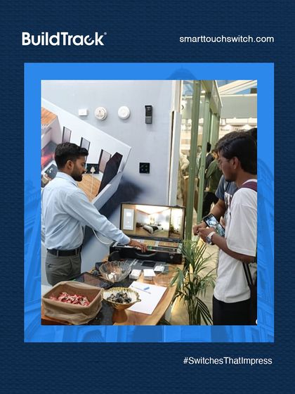 A glimpse from our successful showcase at the IIA Jodhpur 2025 event, where we brought the future of smart living to an engaged audience.