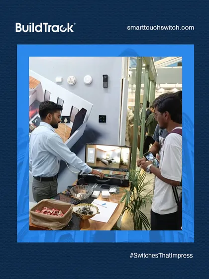 A glimpse from our successful showcase at the IIA Jodhpur 2025 event, where we brought the future of smart living to an engaged audience.