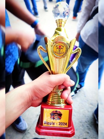 Holding the trophy for securing 2nd Position in the 'Swarnbhuti' Solo Instrumental Competition. Every recognition is a reminder of Waheguru's grace and the support of my teachers and family.