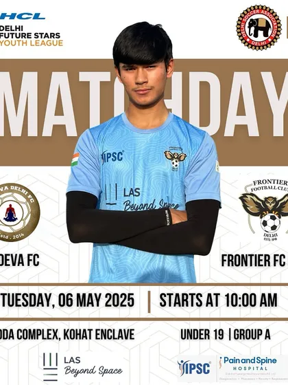 U-19 match day against Sudeva FC. The team is prepared for a tough match.