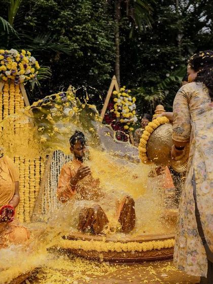 Journeys By Vivek - Wedding Cinematography Vibrant Haldi Celebrations photo 17