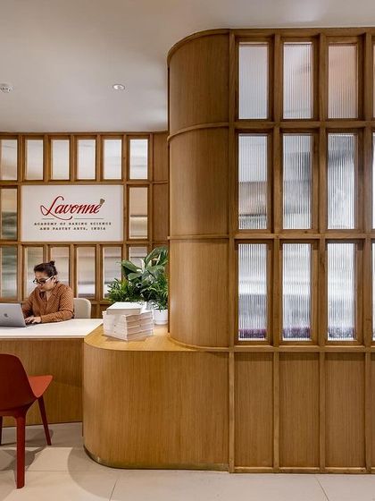 The warm and welcoming reception area of our New Delhi academy, reflecting our professional yet accessible approach.