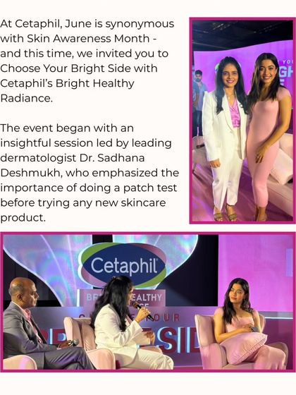 I was recently featured by Femina India for my insights at the Cetaphil Bright Healthy Radiance event. I spoke on the importance of a simple CTMP (Cleanse, Tone, Moisturise, Protect) routine and patch testing new products, especially for sensitive, pigmentation-prone skin.