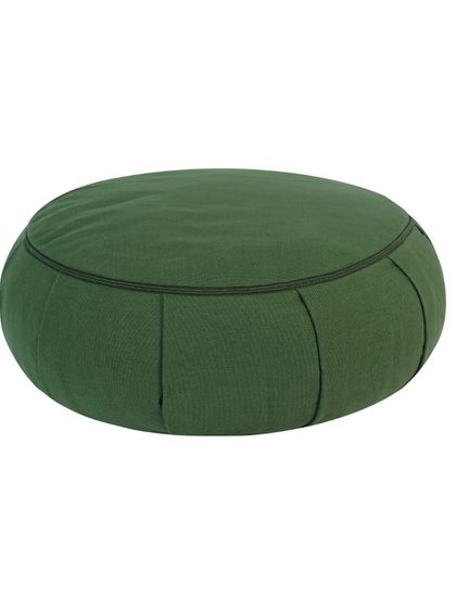 A side view of the green yoga cushion. We provide multiple angles to give your customers a 360-degree understanding of the product.