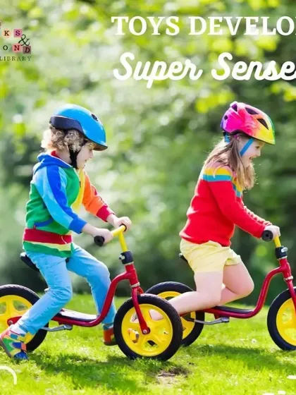 Toys help develop super senses, stronger bodies, and better balance. I provide a huge range of toys that encourage physical activity and exploration.