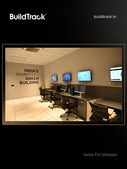 The command center of our Mohali office, which we proudly call India's Smartest Green Building. Here, we monitor and manage the building's systems for optimal efficiency.