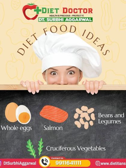 My diet plans are built around powerful, nutrient-dense foods. Whole eggs, salmon, beans, and cruciferous vegetables are excellent choices for building a healthy and satisfying meal.