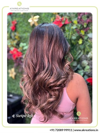 Face-framing highlights are a great way to brighten your look. Here, we added lighter pieces around the face for a flattering and youthful effect.