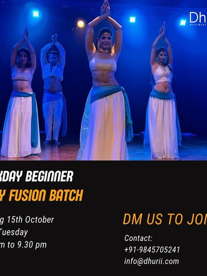 Announcing our Weekday Beginner Belly Fusion Batch. If you are a belly dance enthusiast wanting to start from the basics, this intensive is for you.