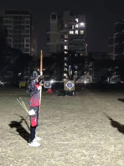 Dedication doesn't stop when the sun goes down. We offer special night practice sessions for our competitive archers grinding for upcoming tournaments.