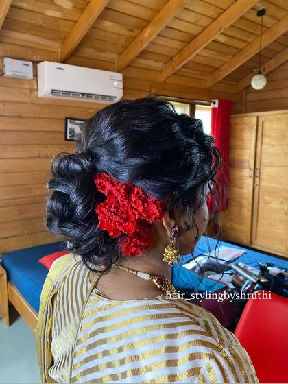Shruthi - Bridal & Event Hairstyling Elegant Bridal Buns & Updos photo 19