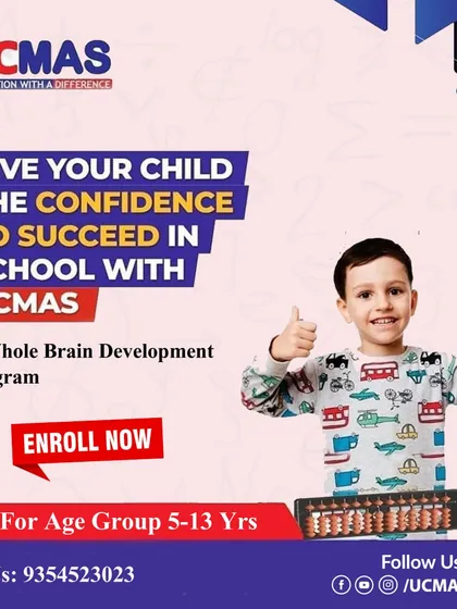 Give your child the confidence to succeed in school with UCMAS. Our whole brain development program is designed to build the self-assurance needed for academic excellence.