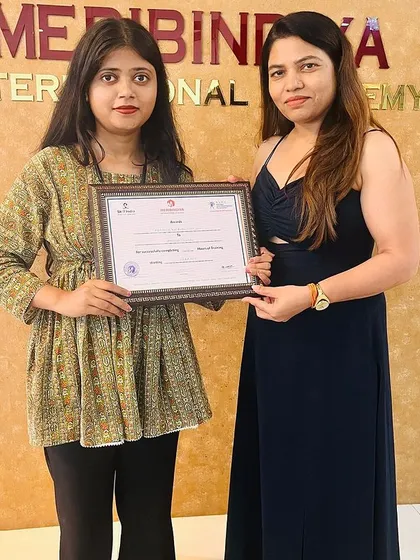 It is a joy to see our students achieve their dreams. Congratulations on receiving your professional certification.