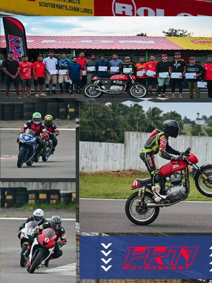 A collage capturing the energy of our track school, including wheelies, group photos, and on-track action, highlighting the fun and learning environment we create.