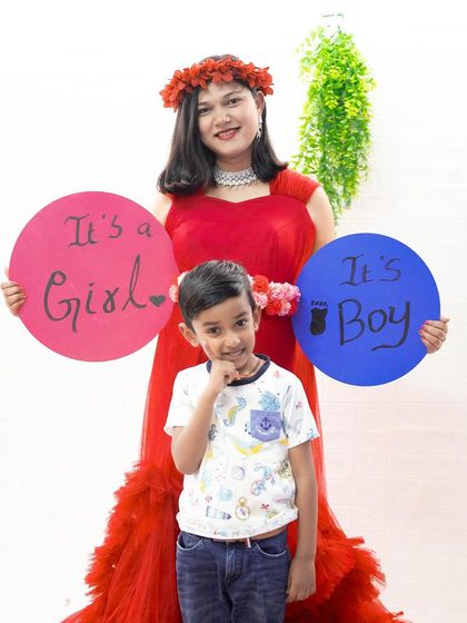 Dee Yashaswini - Occasion Wear Rentals Maternity Photoshoot Outfits photo 69