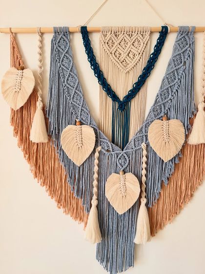 Shikha Agarwal - Custom Macrame & Crochet Home Decor Large Statement Wall Hangings photo 16