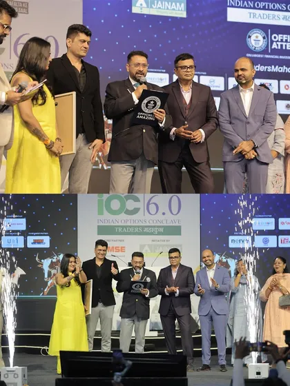 Celebrating the Guinness World Record achievement on stage with pyrotechnics and applause. I was responsible for announcing this historic moment.