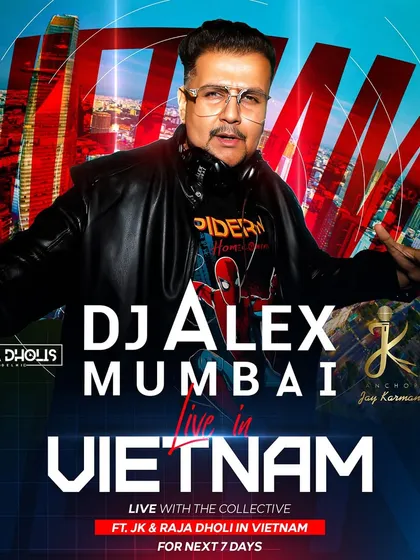 The official poster for my 7-day tour in Vietnam. Performing with The Collective internationally is always a special experience, and this poster captures that epic feeling.