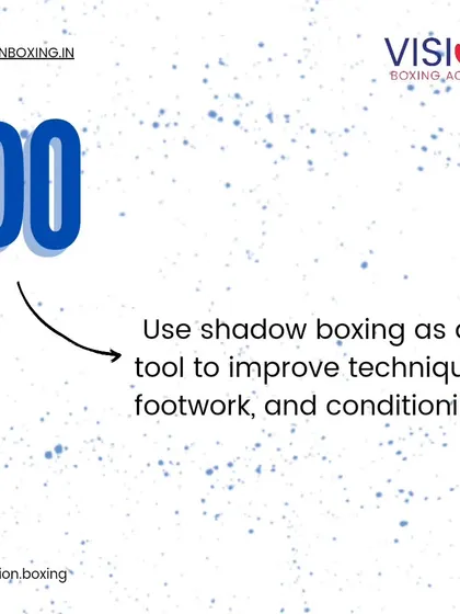 Use shadow boxing as a tool to perfect your craft. It's your chance to visualize an opponent and work on your technique, footwork, and combinations without any external pressure.