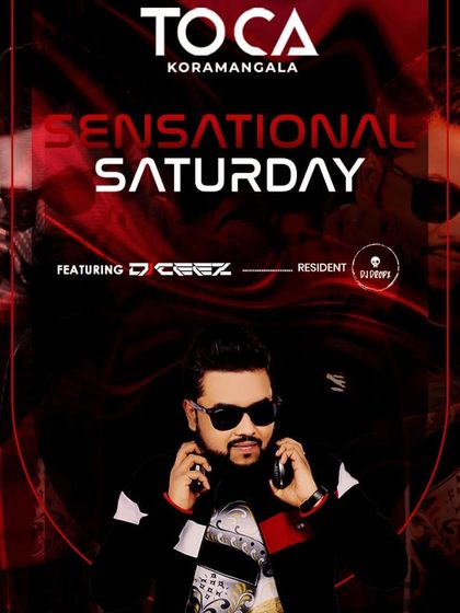 Announcing a banger "Sensational Saturday" night at Toca Koramangala with a multi-genre and multi-lingual set.