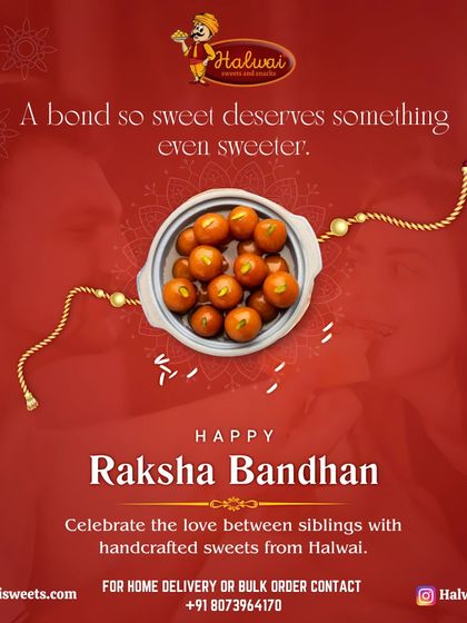 A bond so sweet deserves something even sweeter. Celebrate the love between siblings this Raksha Bandhan with our handcrafted sweets like these delicious Gulab Jamuns.
