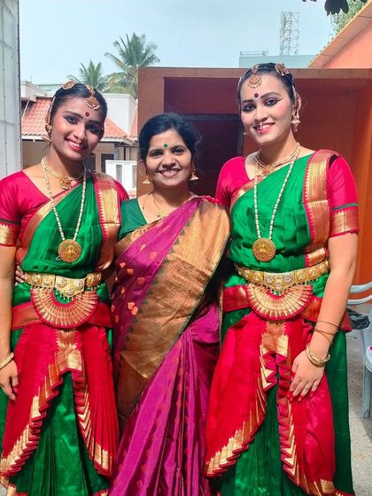 Celebrating my students' success! So happy that they secured Distinction and First Class in their Bharatanatyam exams across different levels. Every achievement is a victory for our Nrithyakuteera family.