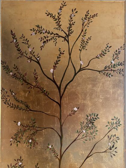 Nishka Mehta - Custom Artwork & Installations Gold Leaf & Metallic Murals photo 11