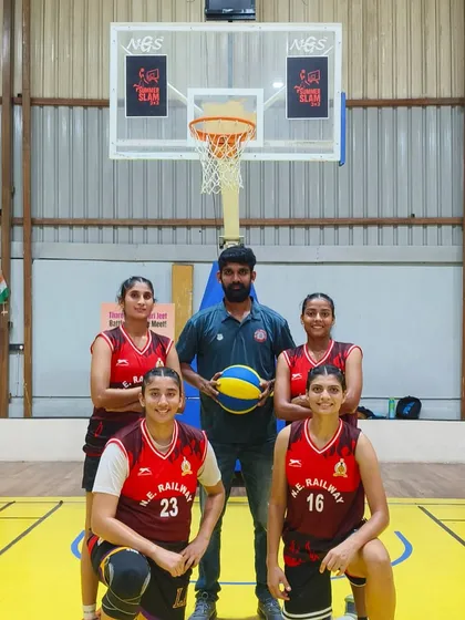 A formal team photo with the victorious Senior Women's squad in Jaipur. We focus on building strong, cohesive units that play for each other.