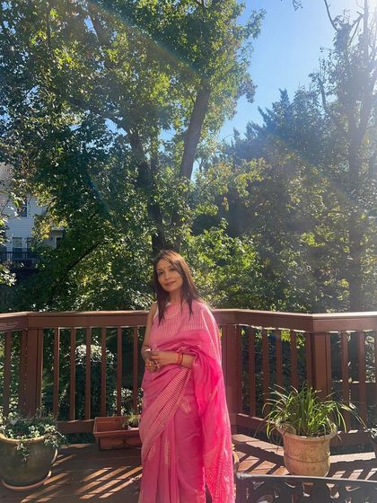 I wore a pink saree for this October workshop to also raise awareness for breast cancer. The fight for women's safety and health is personal, and every conversation, whether about POSH or health, is a step in the right direction.