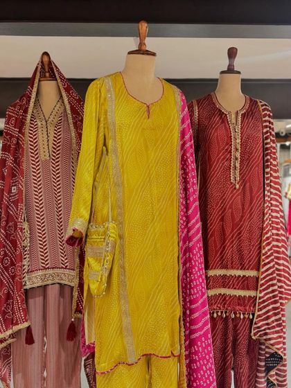The full display of the relaxed-fit festive kurtas, perfect for comfortable yet stylish celebration wear.