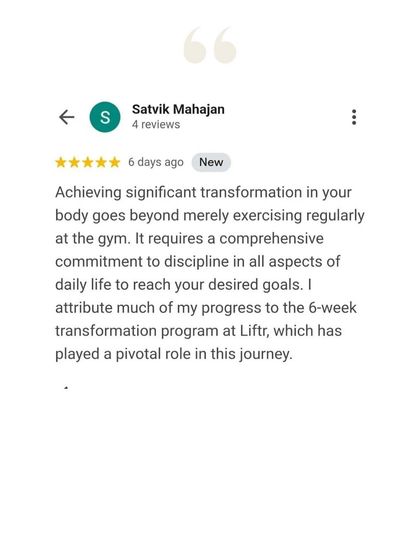 Liftr - 6-Week Body Transformation Program 6-Week Transformation Stories photo 182