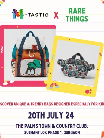 We partner with brands like Rare Things that design unique and trendy bags, backpacks, and fanny packs especially for kids' adventures.