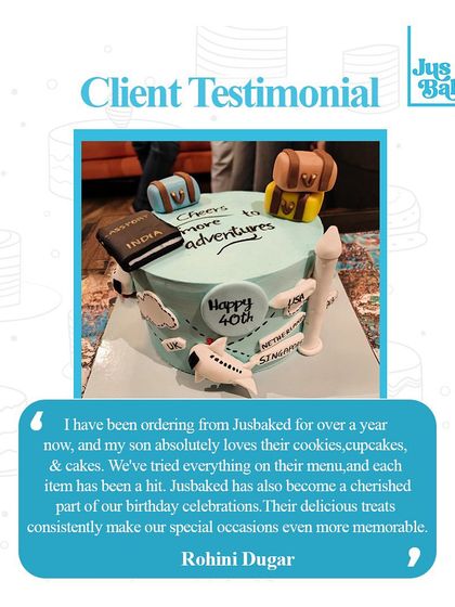 My heart is full reading such wonderful feedback. I'm so happy to know that my cakes have become a cherished part of this family's birthday celebrations for over a year.