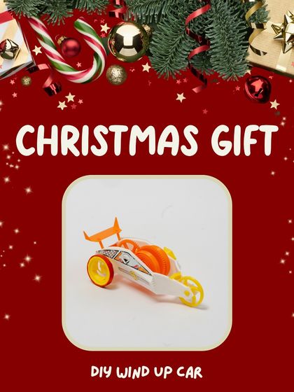 Our DIY Wind-Up Car makes a perfect gift, offering a hands-on building experience that lasts long after the holidays are over.
