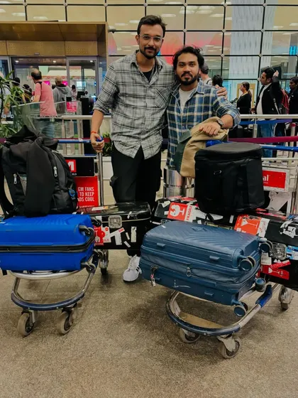 At the airport with my brother Abhishek Borkar, ready to depart for our 2024 USA tour. The journey is as much a part of the experience as the destination.