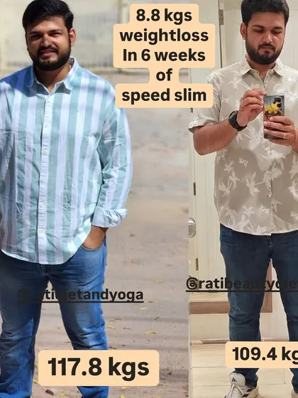 Rajat Choudhary's 8.8 kg weight loss and his prize of Rs 4200.