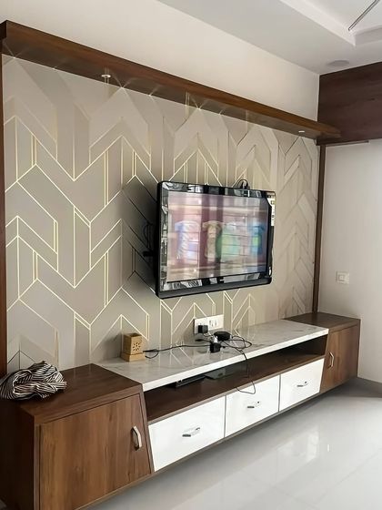 Interiors - Modular & Custom Furniture Design Living Room TV & Media Units photo 16