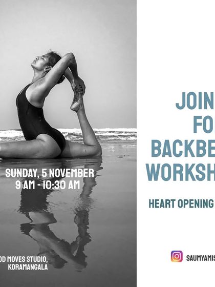 Saumya Mishra - Advanced Yoga Workshops Backbend & Heart Opening Workshops photo 17