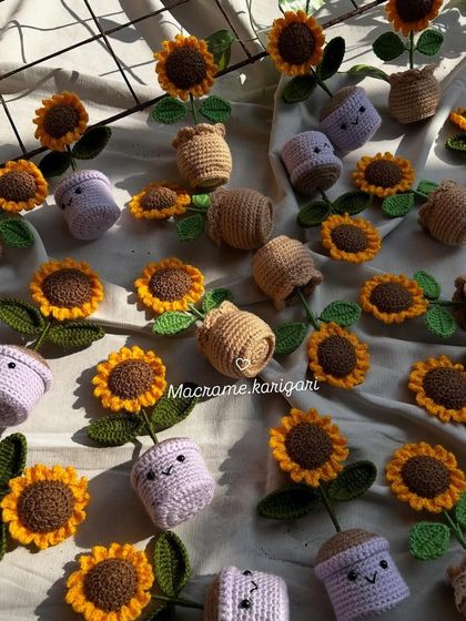 An army of our mini sunflower pots ready to go to their new homes. We love making these in bulk for events and corporate gifting.