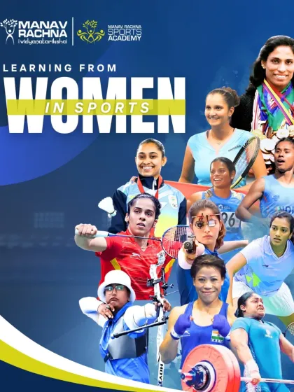 A collage celebrating the legendary women in Indian sports. Their stories of courage and dedication inspire the next generation of female athletes we train.