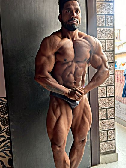 Another throwback pose. A reminder of the level I'm working to surpass.