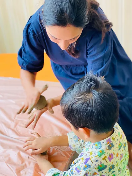 A gentle guiding hand can make all the difference. I provide one-on-one support to ensure every child feels successful and proud of their clay sculpture.
