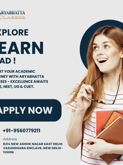 Chart your academic journey with us. Excellence awaits in JEE, NEET, UG, and CUET. Apply now to explore, learn, and lead.
