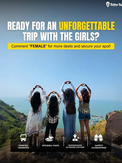 Ready for an unforgettable trip with the girls? This is your official invitation. I handle all the planning, from verified transport to guaranteed safety with an experienced female captain, so you can just show up and make memories.