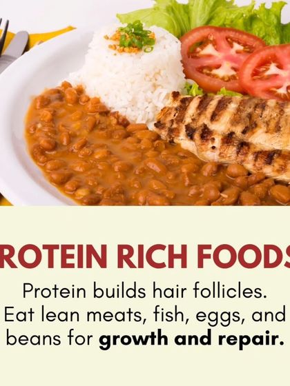 Nutrition for recovery: Protein is the building block of hair follicles. Eating lean meats, fish, eggs, and beans will support growth and repair.
