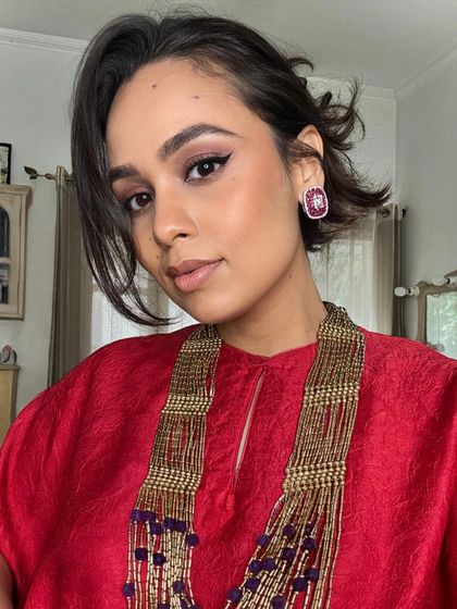 Where there's a will, there's a wing. A selfie showing off my signature sharp winged eyeliner, a look that is always on point.